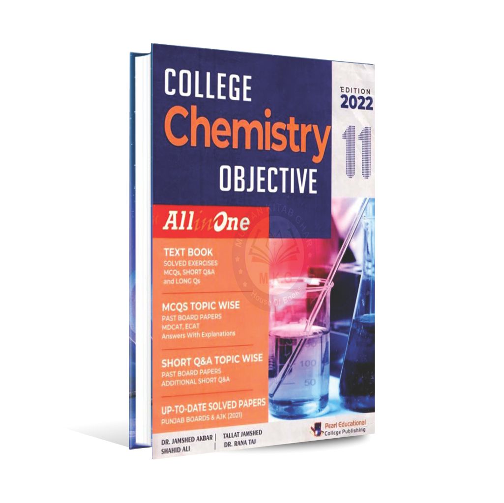 College Chemistry Objective Book for Class 11 by Shahid Ali Multan Kitab Ghar