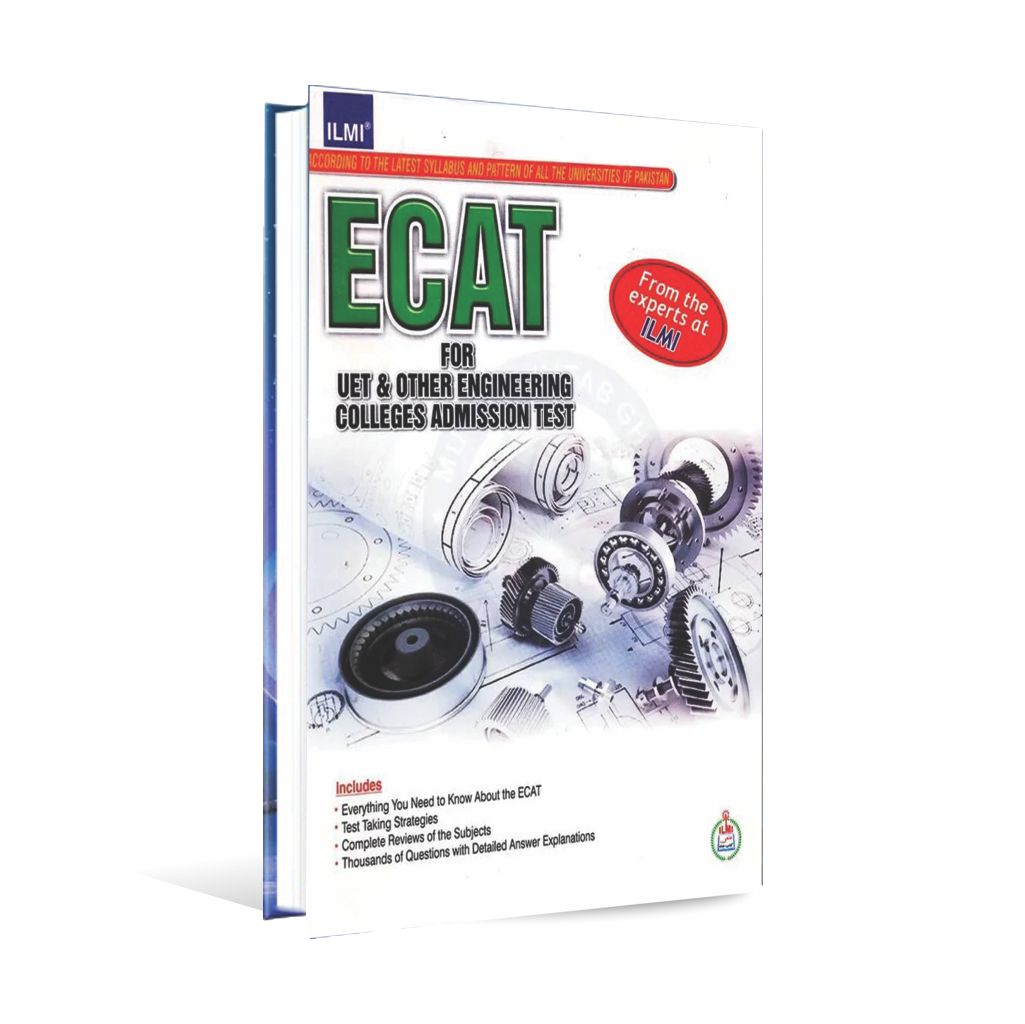 ilmi ECAT Book For UET And Other Engineering Colleges Admission Test Multan Kitab Ghar