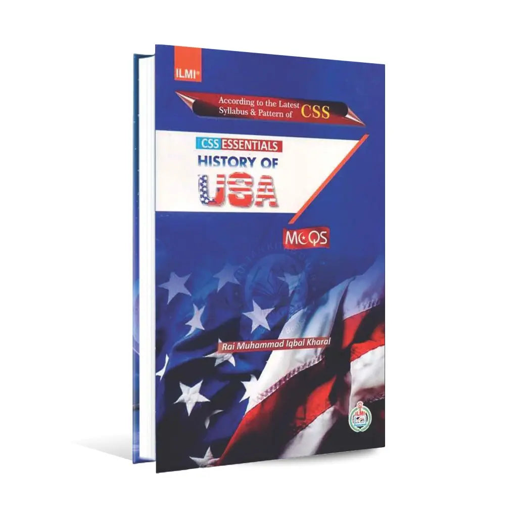 ilmi History of USA MCQS Book for CSS by Rai M Iqbal Kharal Multan Kitab Ghar