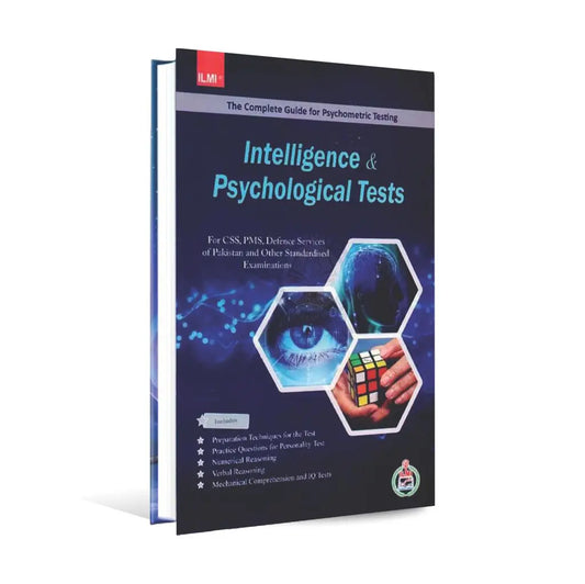 ilmi Intelligence and Psychological Tests Book for CSS by ilmi kitab khana Multan Kitab Ghar