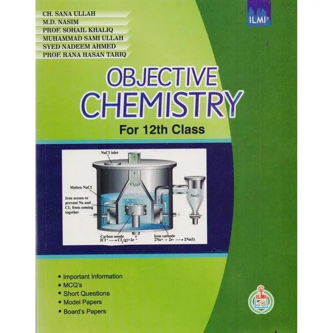 ilmi Objective Chemistry Book For Class 12 By Ch. Sana Ullah Multan Kitab Ghar