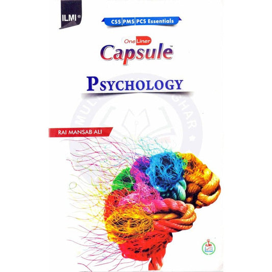 ilmi One Liner Capsule Psychology Book By Rai Mansab Ali