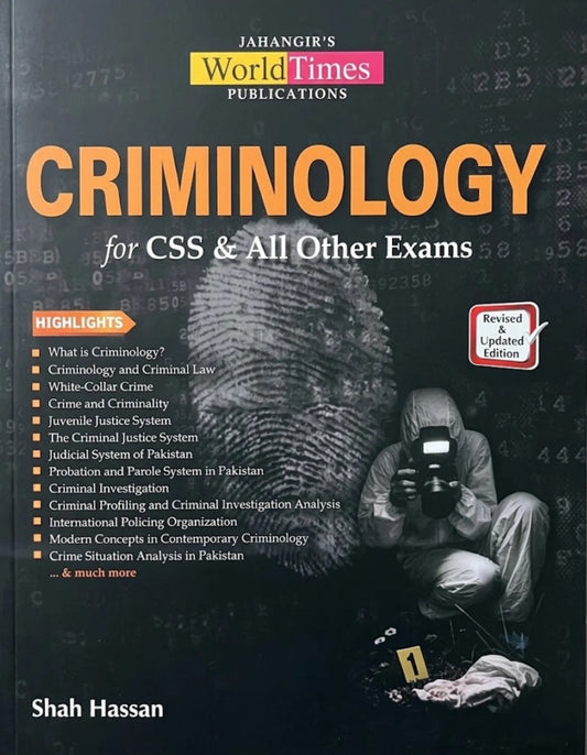 Jahangir World Times Criminology Book For CSS By Shah Hassan