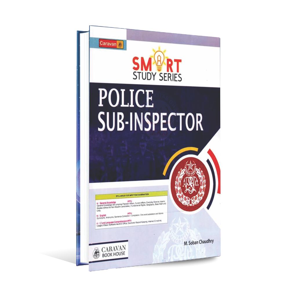 Caravan Smart Study Series Police Sub Inspector Book by M. Soban Chaudhry Multan Kitab Ghar