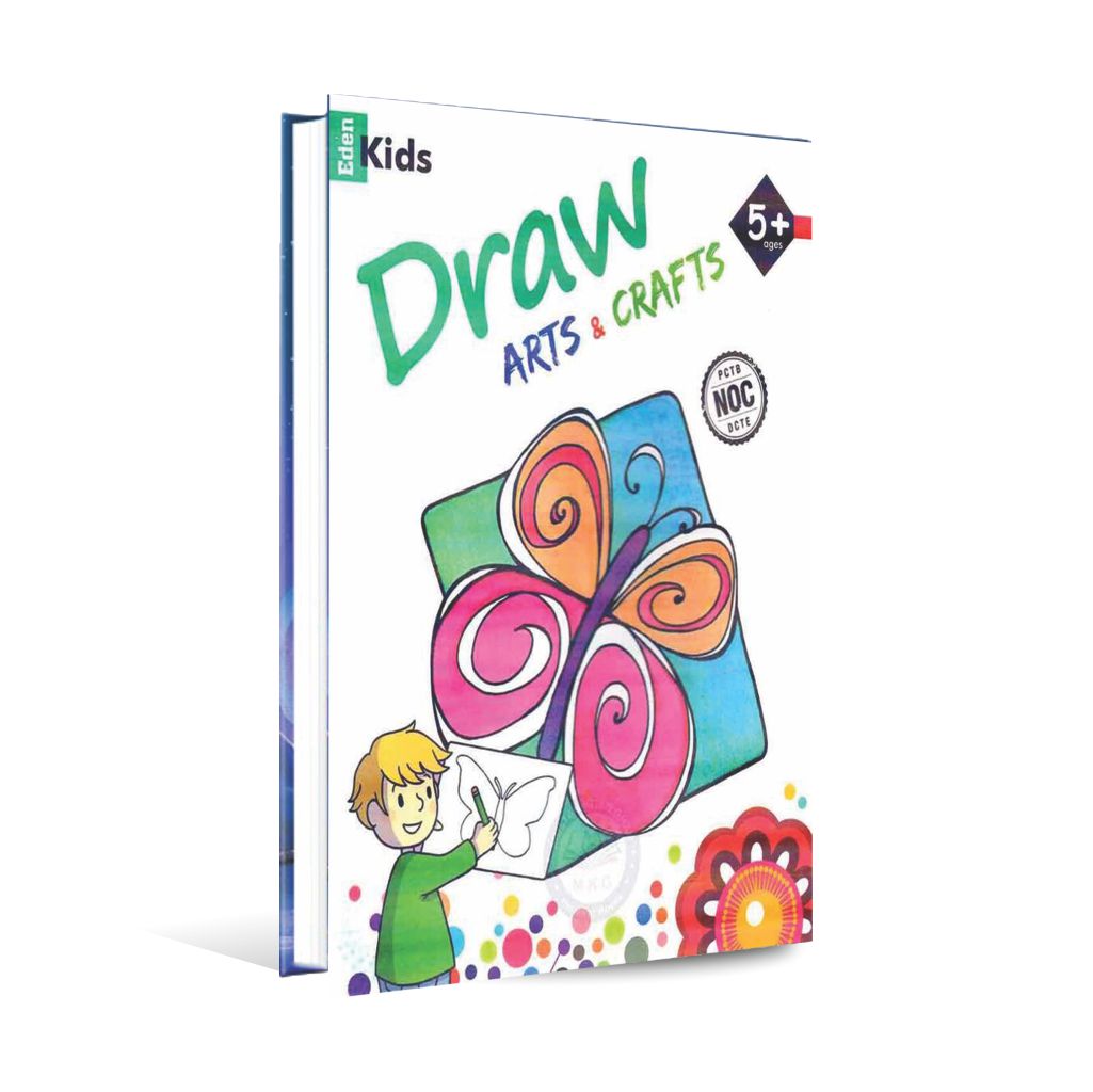 Eden Kids Draw Art Crafts 5+Ages Book By Javed Publishers Multan Kitab Ghar