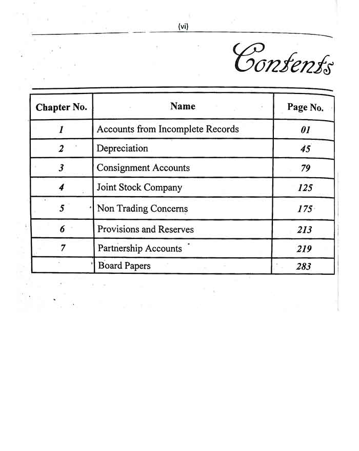 Ilmi Principles of Accounting Book for I. Com-II / D.Com-II Objective + Subjective by M Azam Multan Kitab Ghar