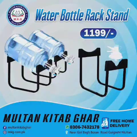 Water Bottle Rack | Kitchen Bottle Organizer | MKG