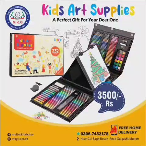 Kids Art Supplies 232-Piece Art Set - MKG