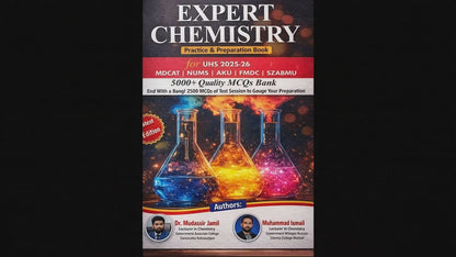 Expert Chemistry for UHS 2025-2026 | MDCAT & NUMS Book (2nd Edition) by Dr. Mudasir Jamil