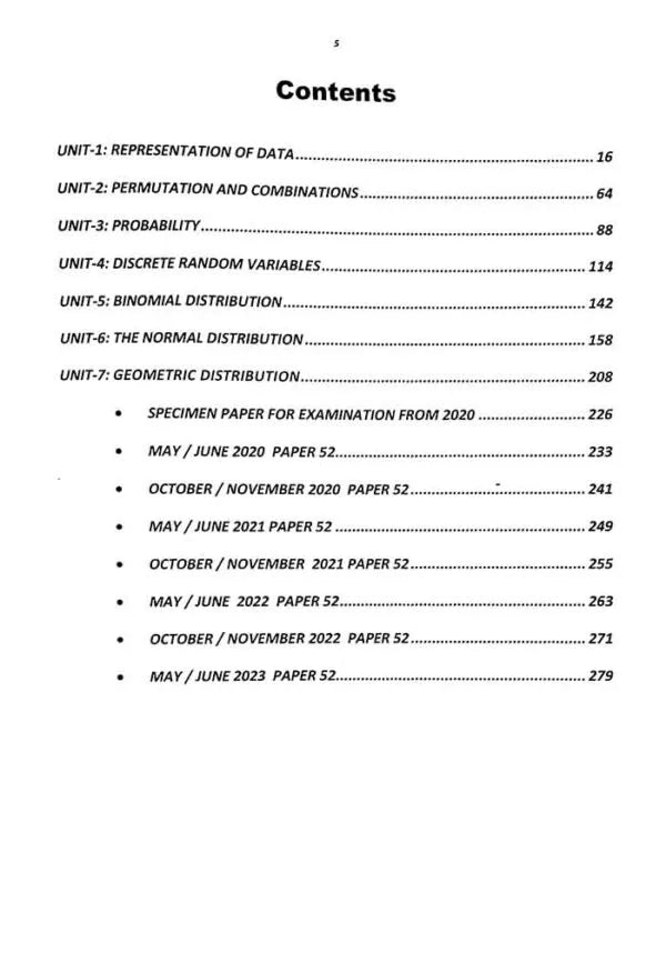 A Level Topical Worked Solution Mathematics 9709 Paper-5 By Riaz Taunsvi Multan Kitab Ghar