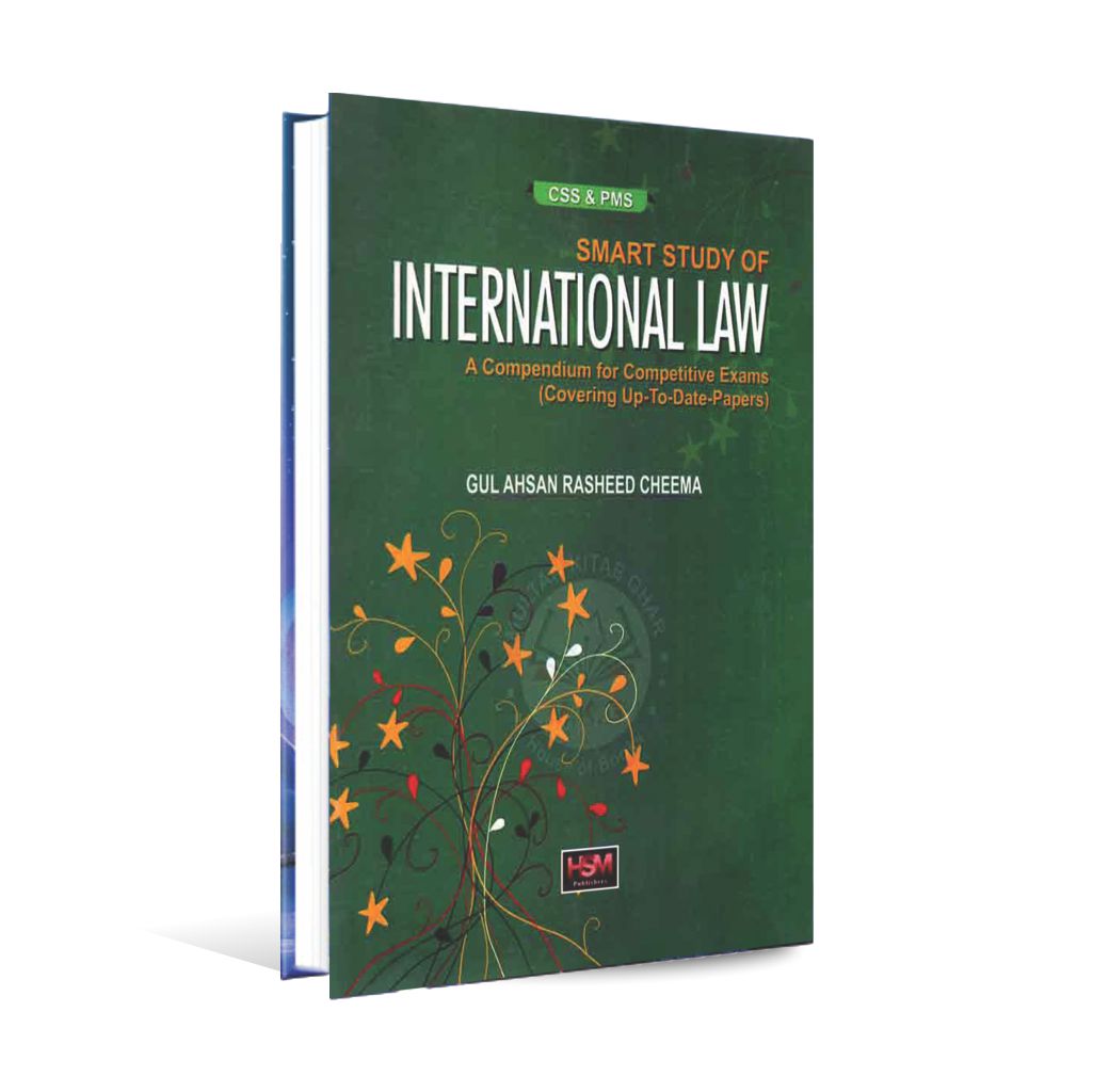 HSM Smart study of International Law Book by Gul Ahsan Rasheed Cheema Multan Kitab Ghar