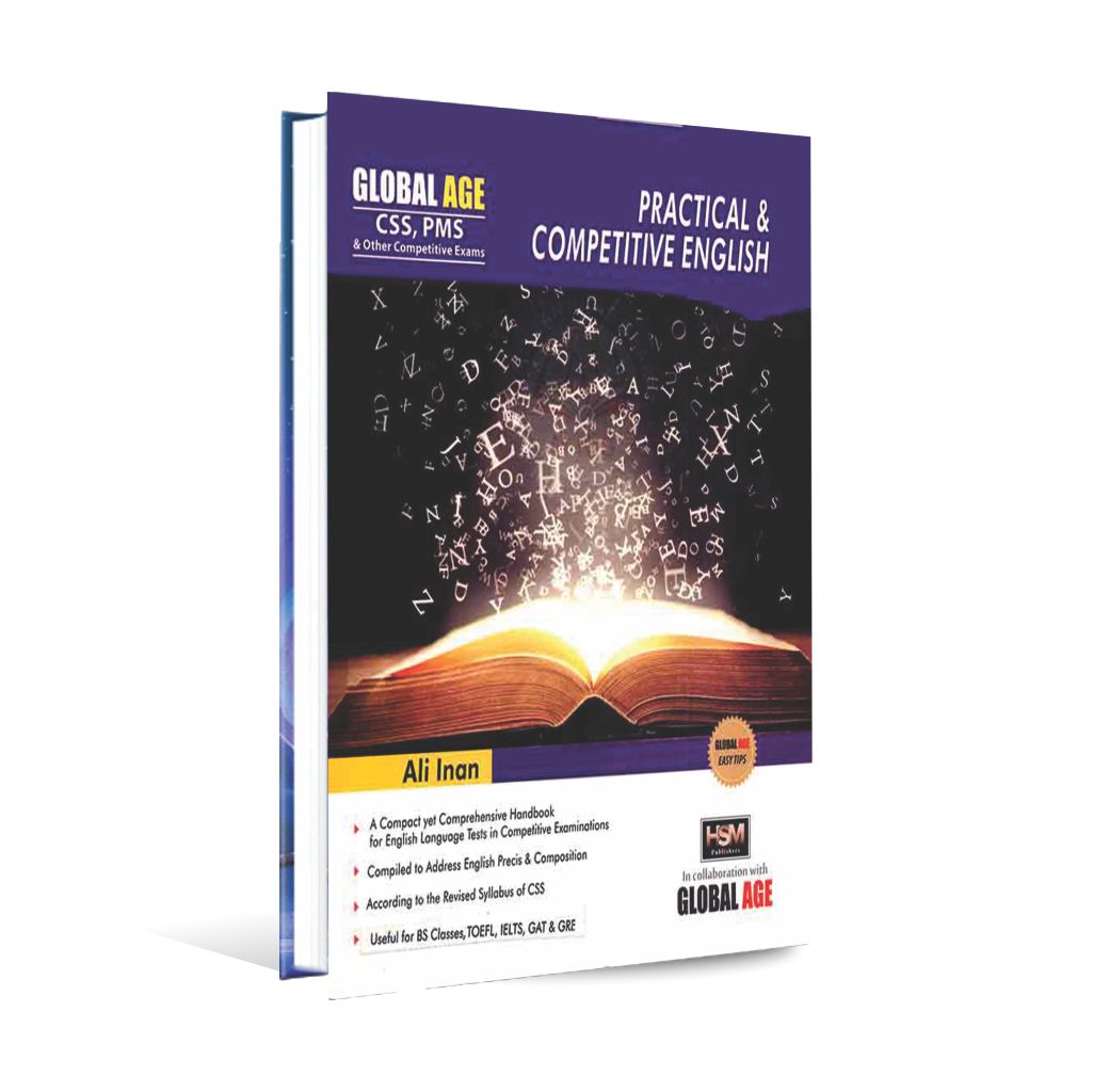 HSM Practical and Competitive English Book for CSS by Ali Inan Multan Kitab Ghar