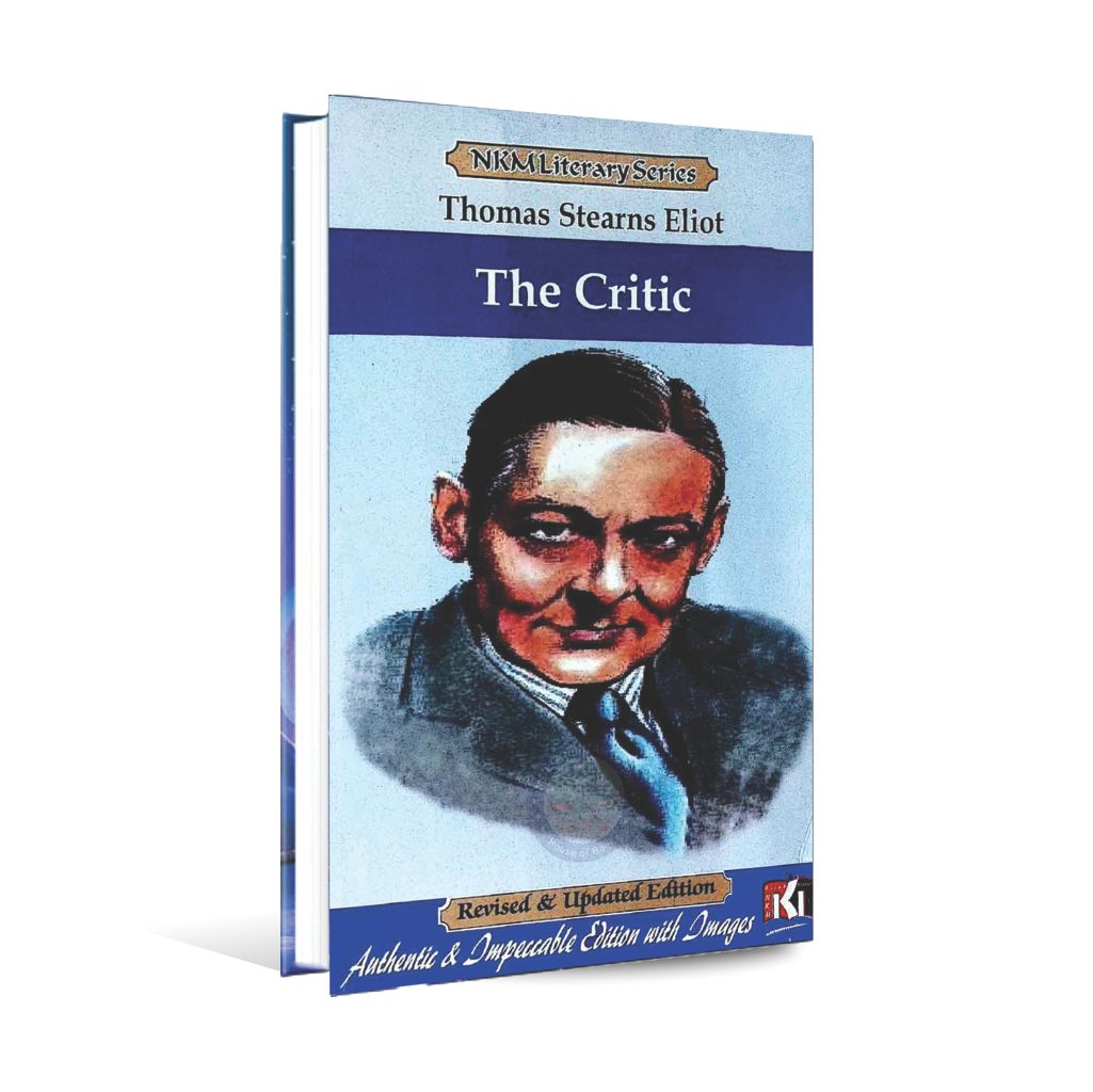 NKM Series The Critic Book for M.A English By Thomas Stearns Eliot Multan Kitab Ghar